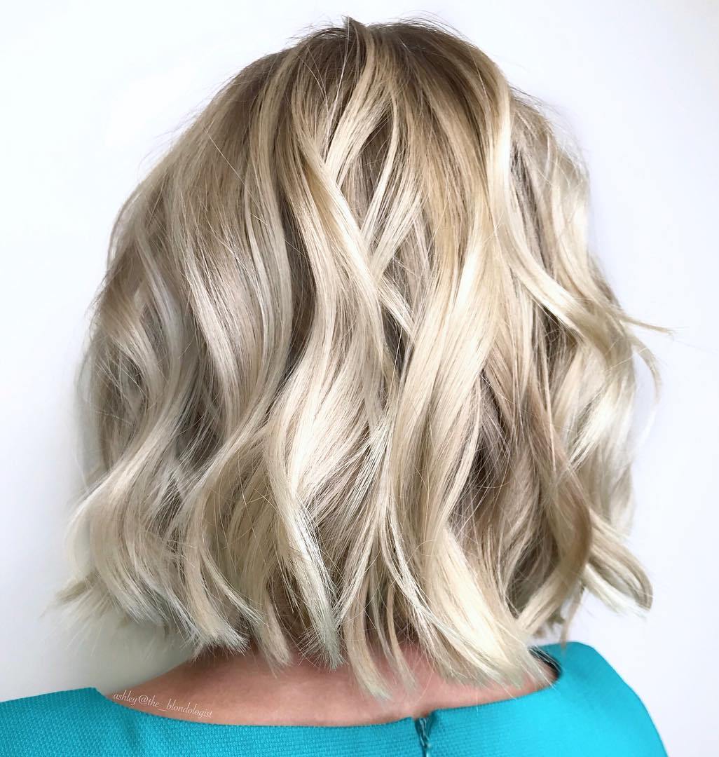 Neck-Length Bob with Waves