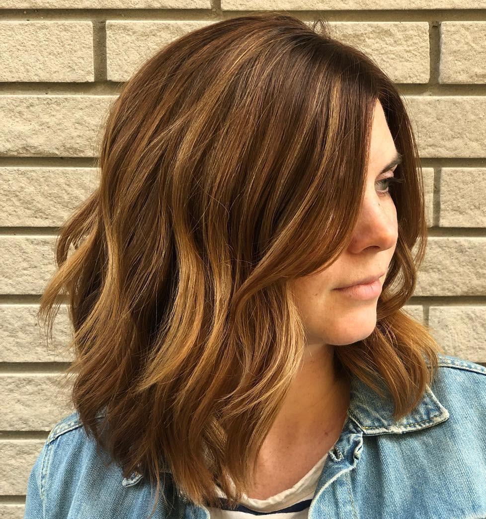 Women’s Shoulder-Length Haircut for Thick Hair