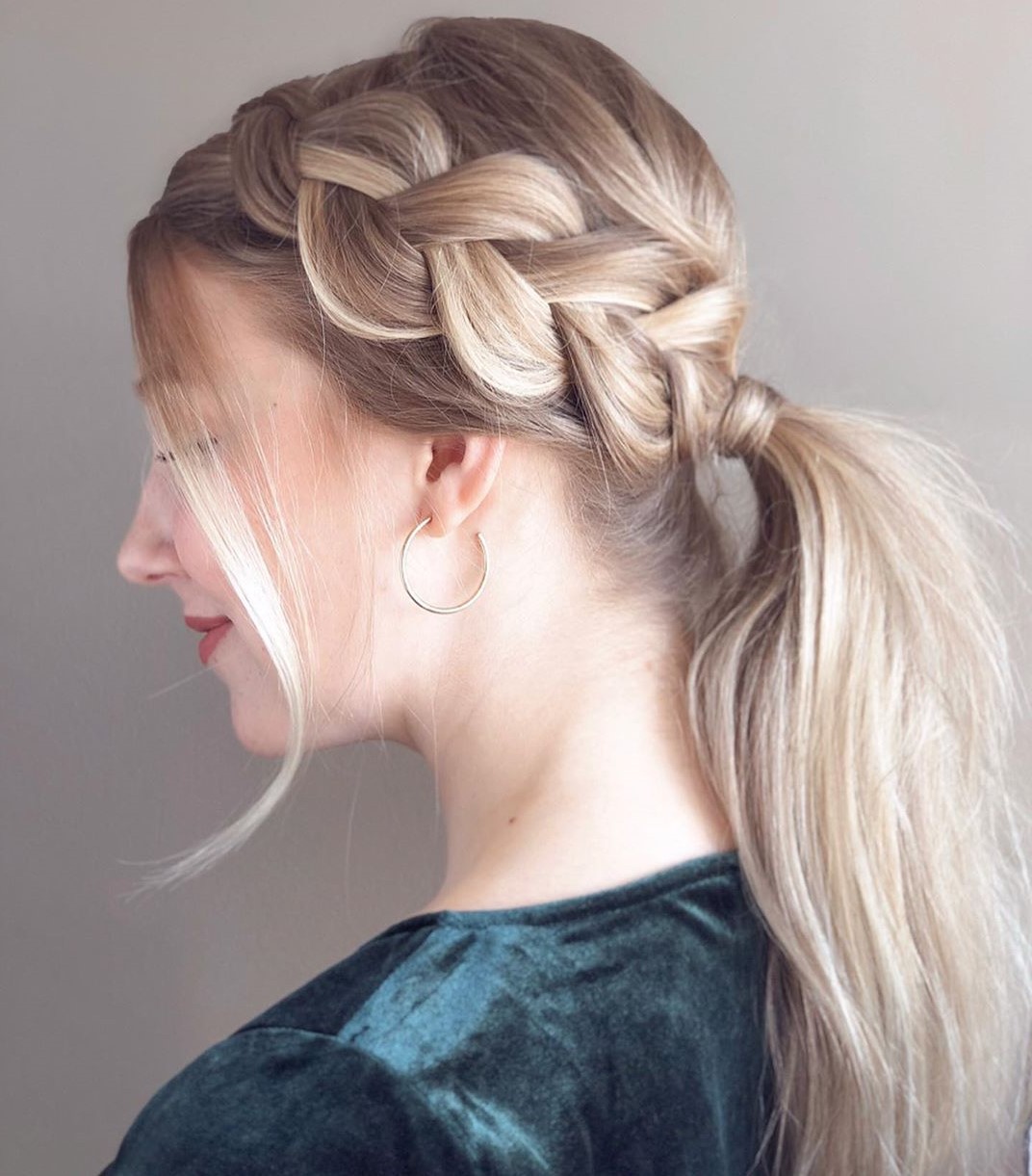 Easy Braid and Pony Updo
