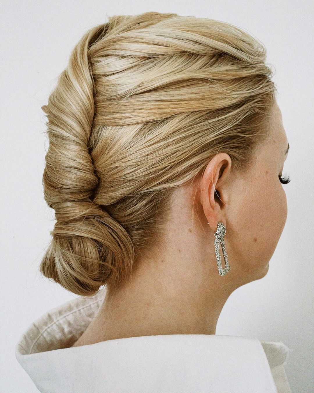 Wedding French Twist for Medium Hair