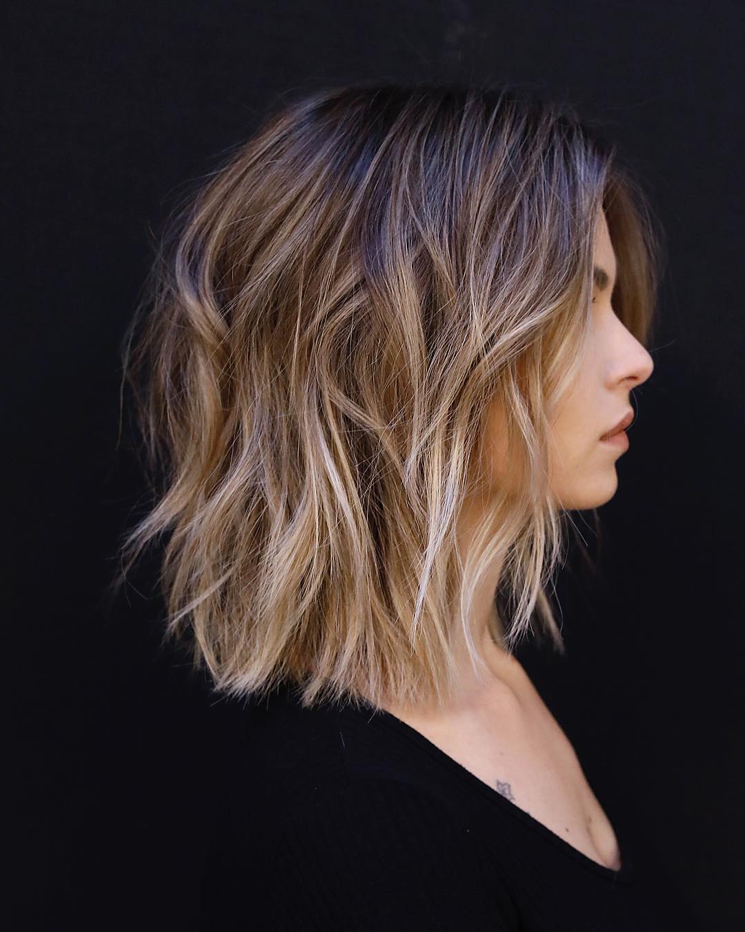 Low-Maintenance Medium Shaggy Bob