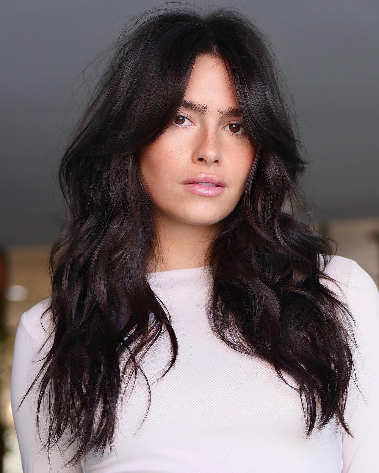 Long Thick Layered Hair