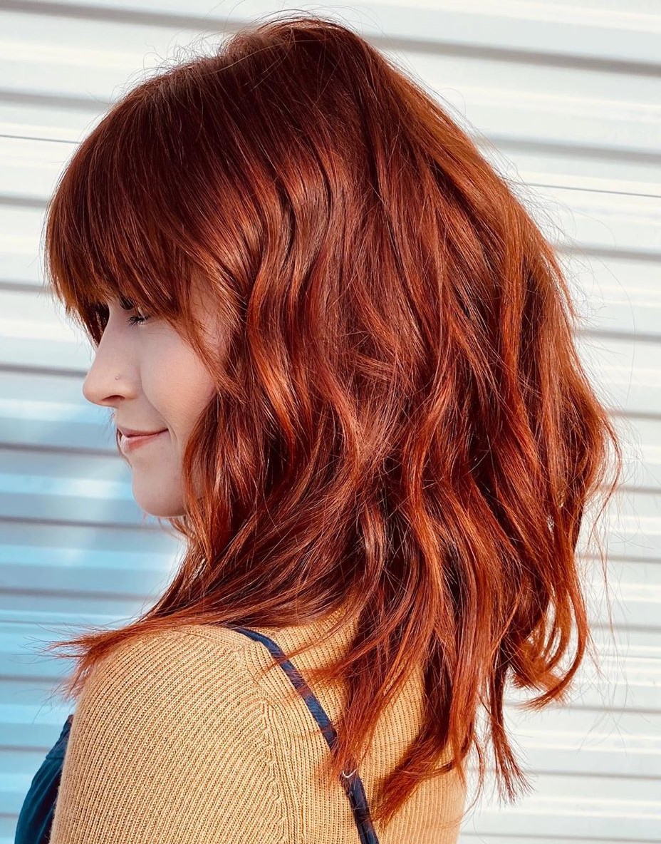 Natural Reddish Brown Hair Color