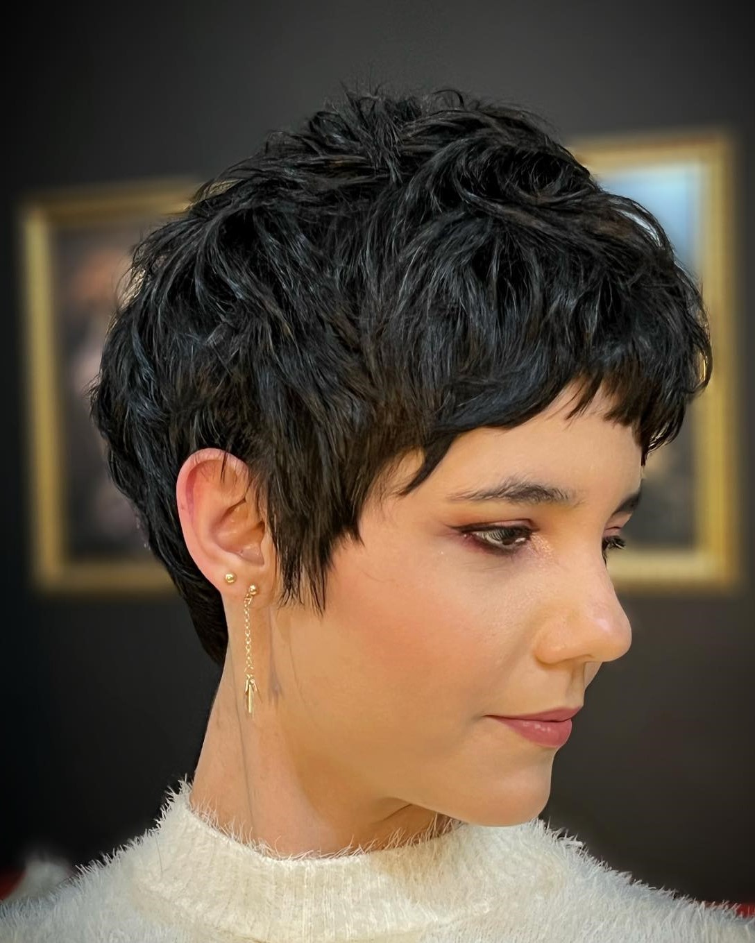 Messy Pixie with Baby Bangs