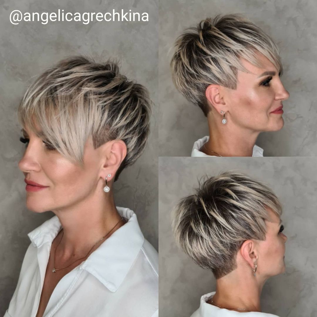 Short Pixie Haircut for Women