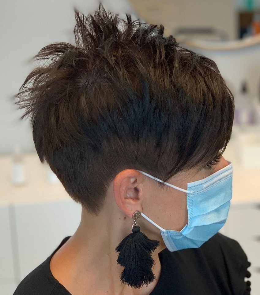 Short Spiky Pixie Haircut