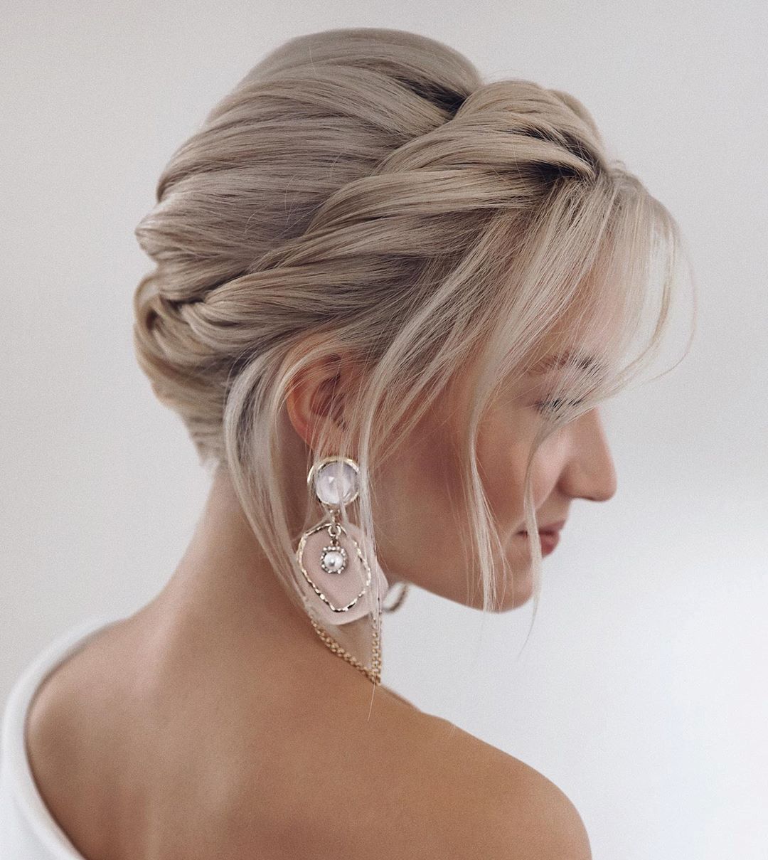 Grecian Updo for Short Hair