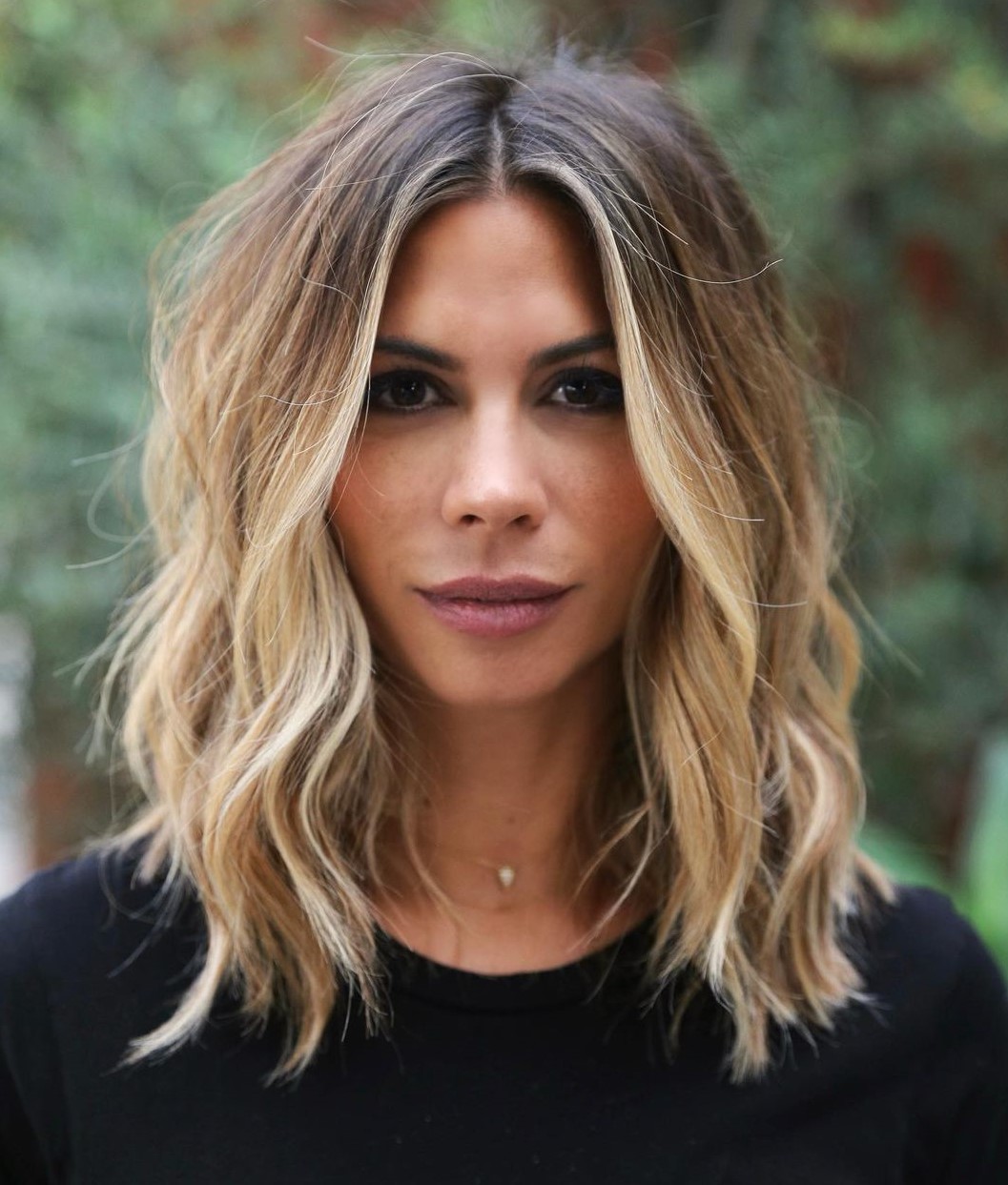 Medium-Length Shag for Thick Hair