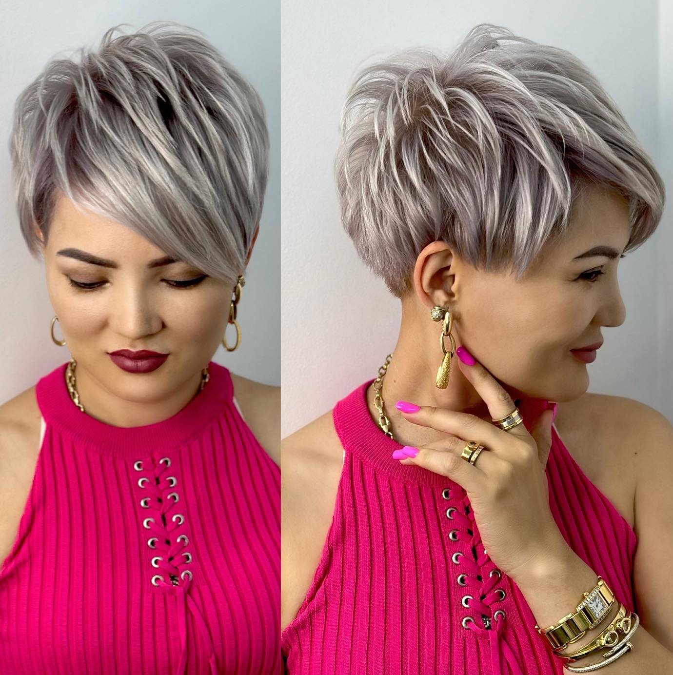 Cool Pixie with Short Piece-y Layers