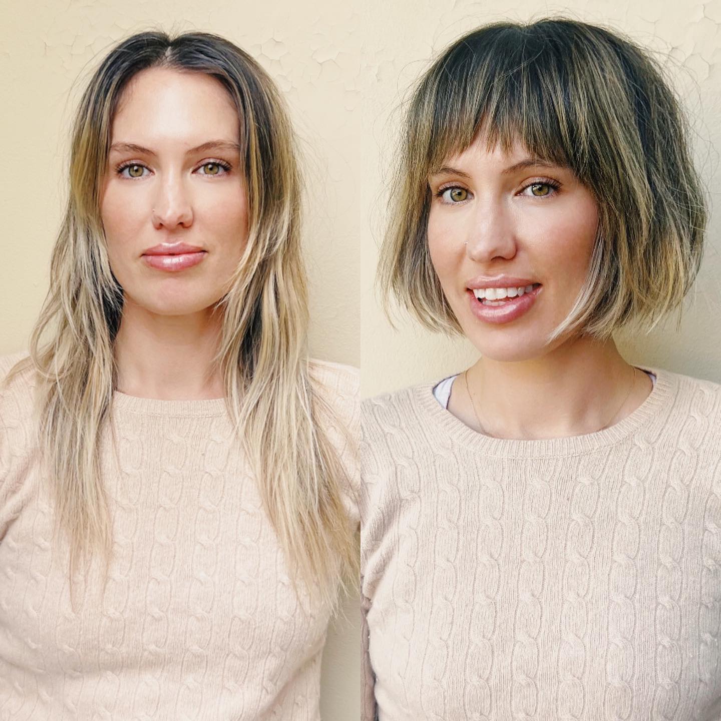 Jaw-Length French Bob Before and After