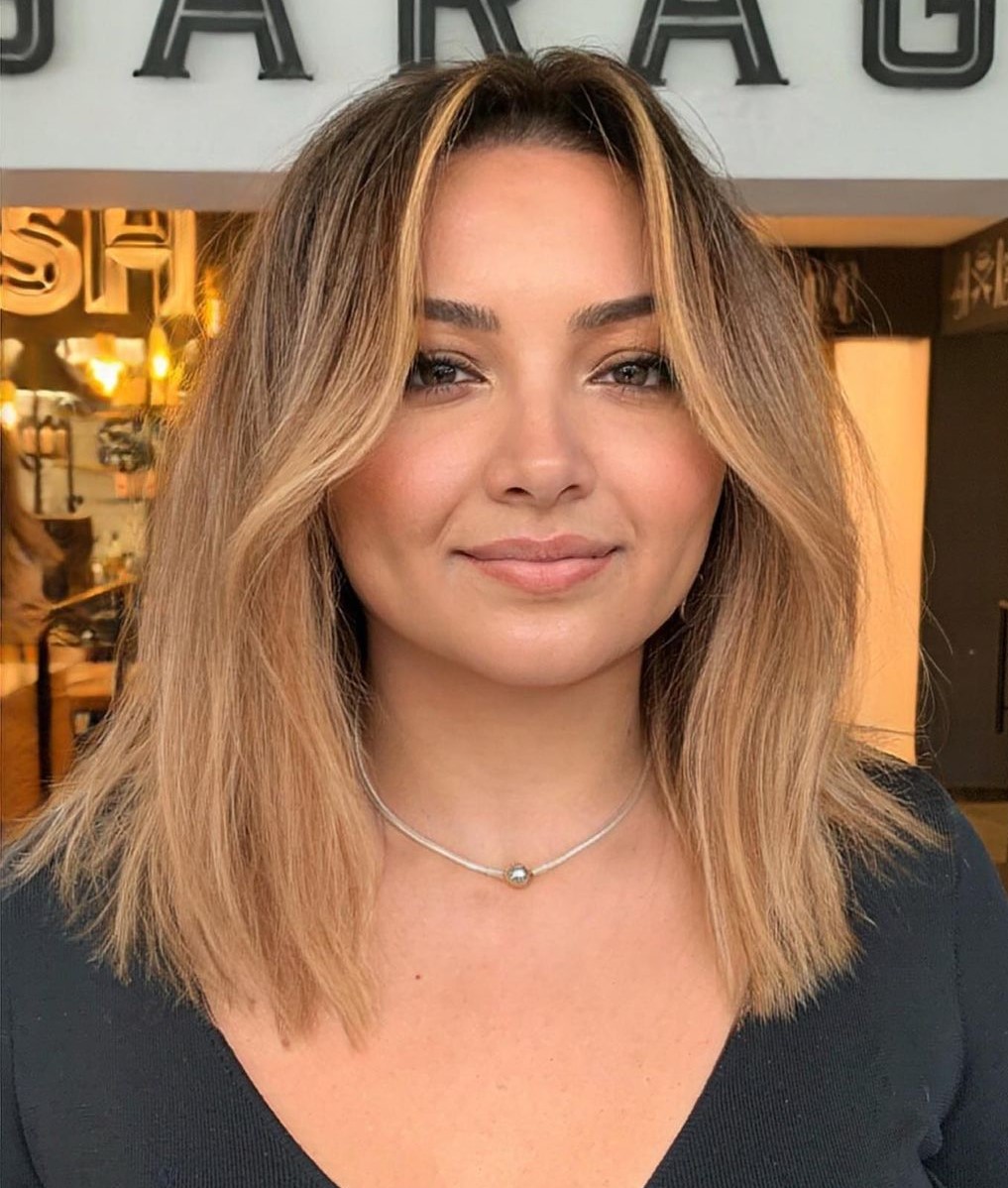The Best Mid-Length Style for Round Faces