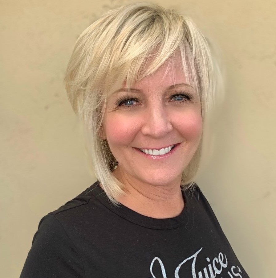 Layered Shag for Thin Hair
