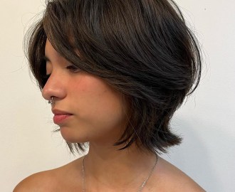 Bouncy Bob with Side Bangs