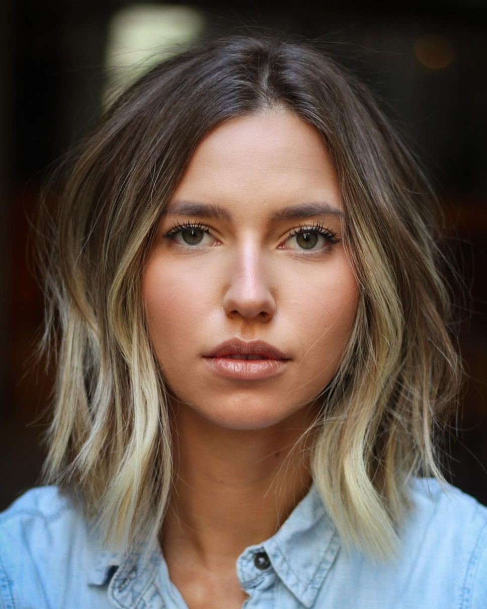 Slimming Medium Hair for Round Faces