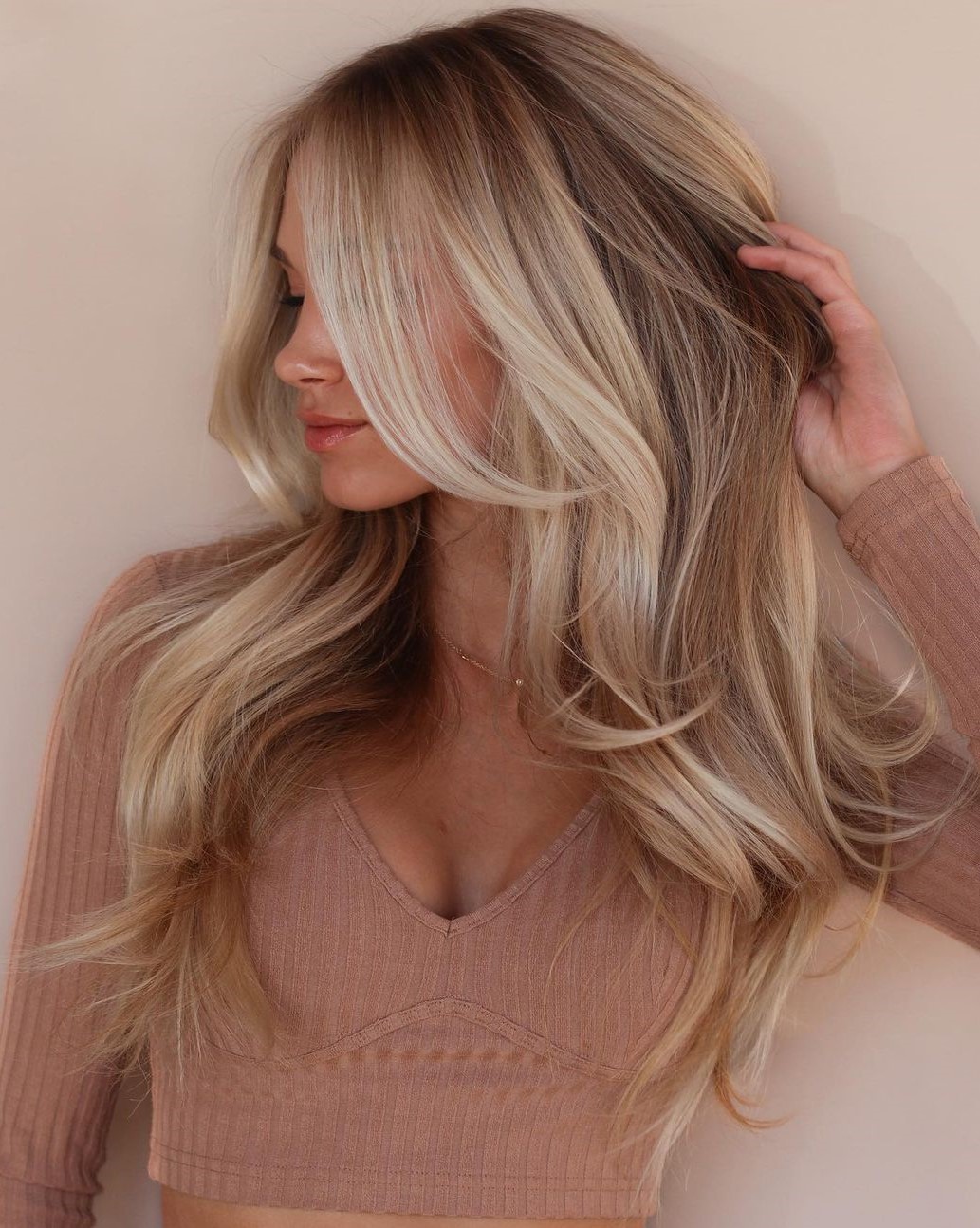 Blonde Balayage for Long Thin Hair