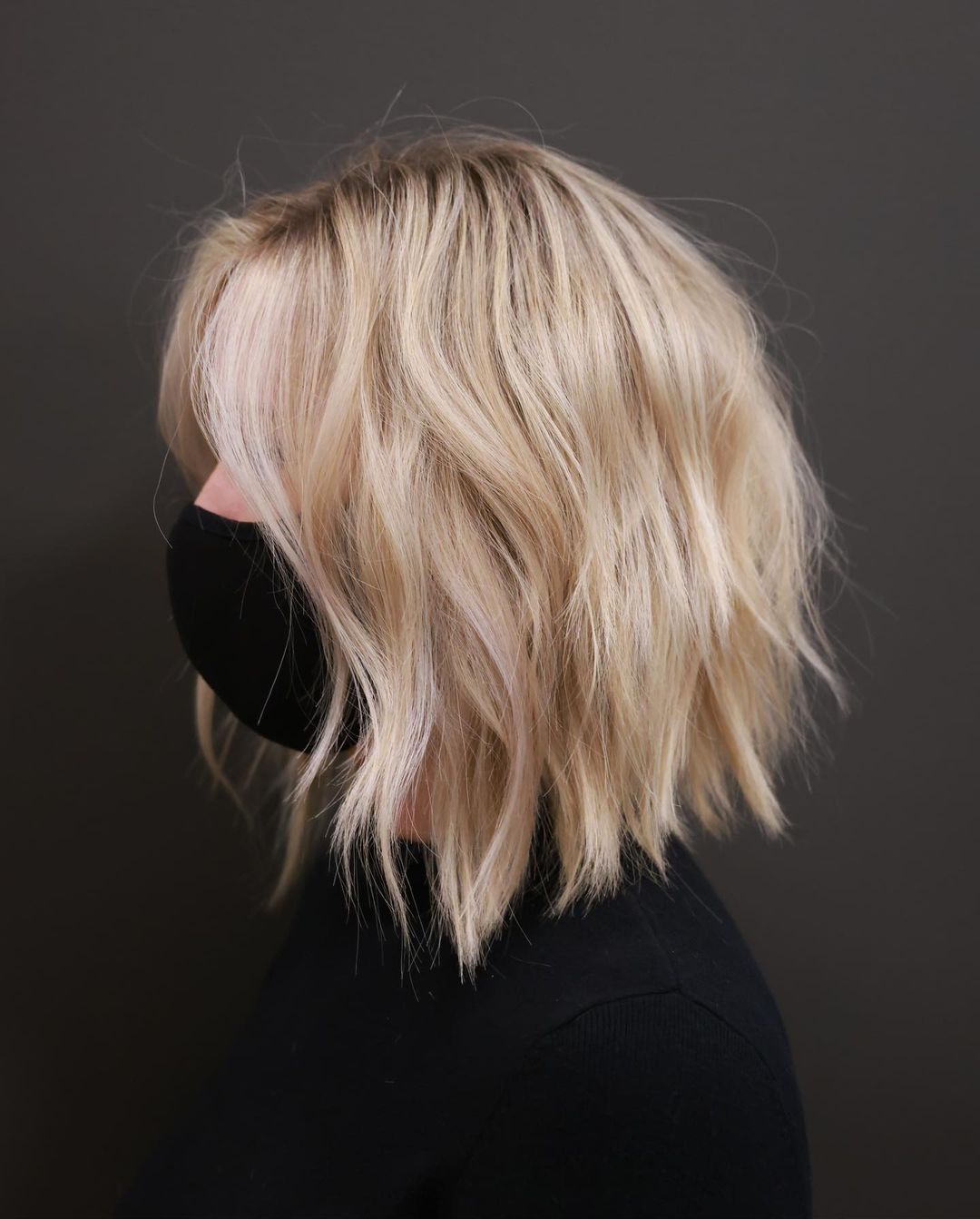 Medium Length Hair with Shaggy Layers