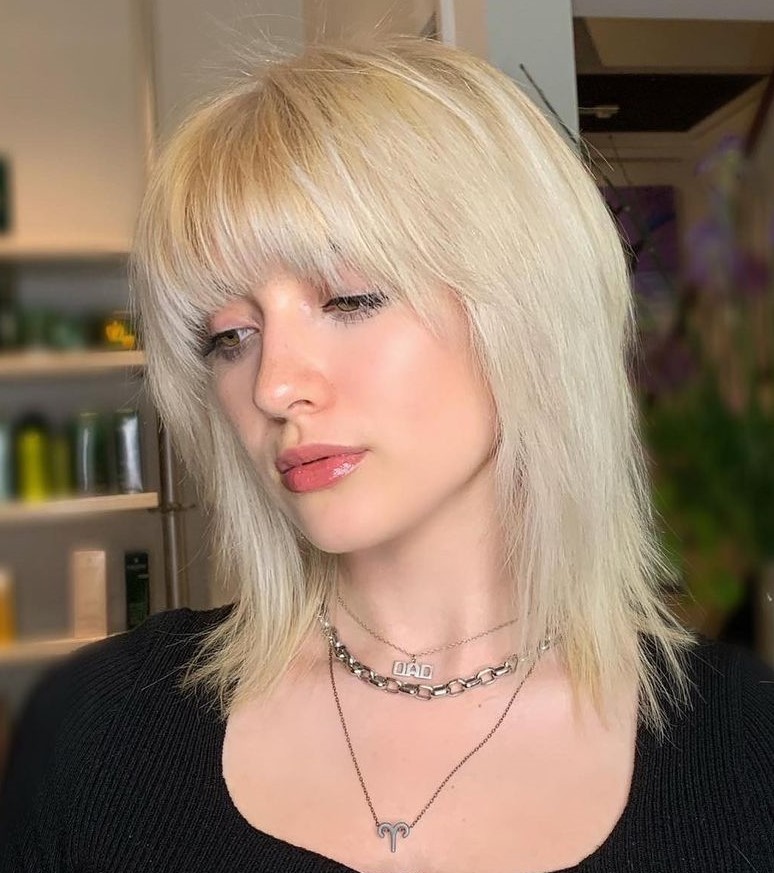 Medium Thin Hair Shag