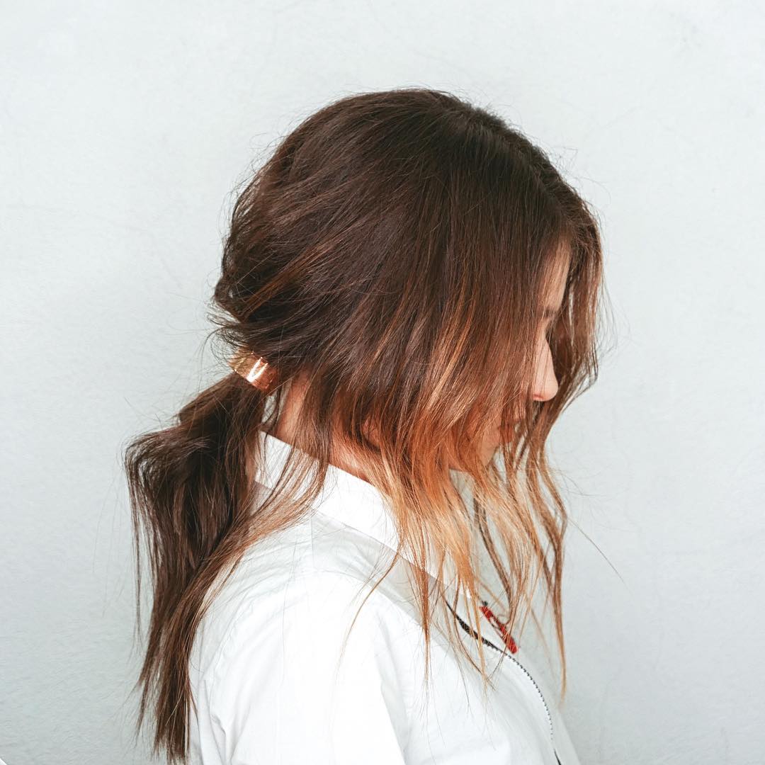 Right Ponytail for Women with Big Noses