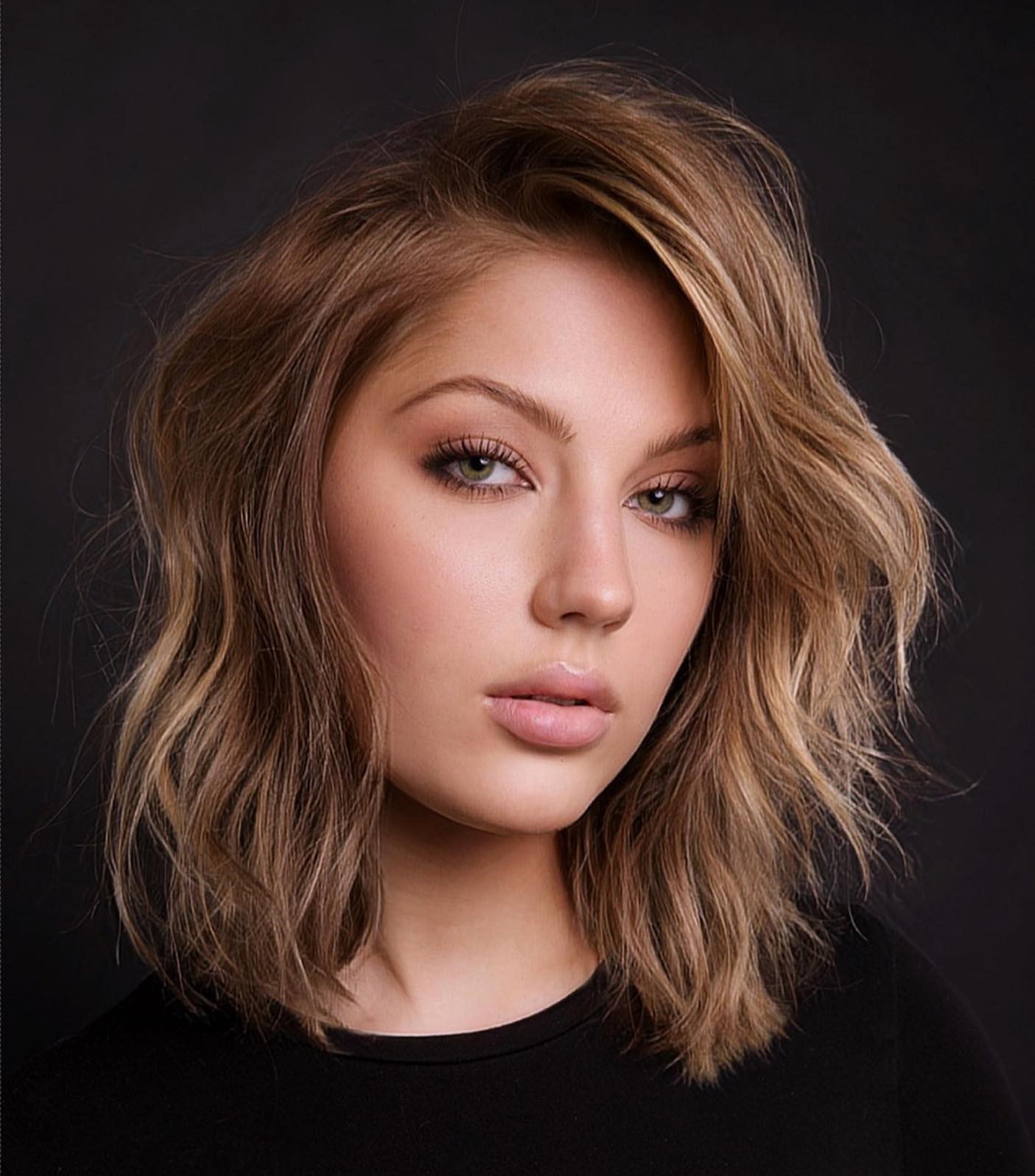Lob-Length Comb Over Shag