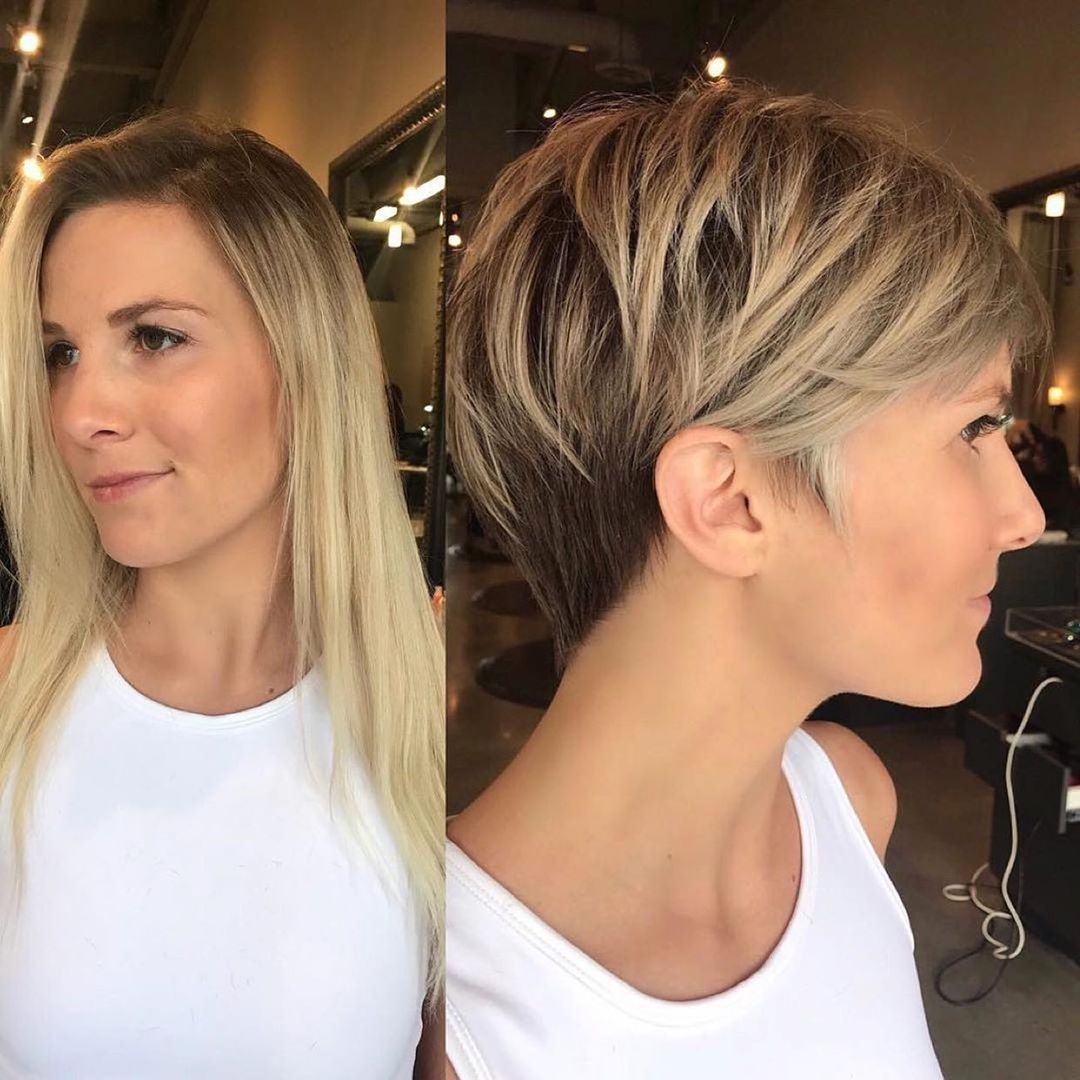 Short Undercut Hairstyle with Layers