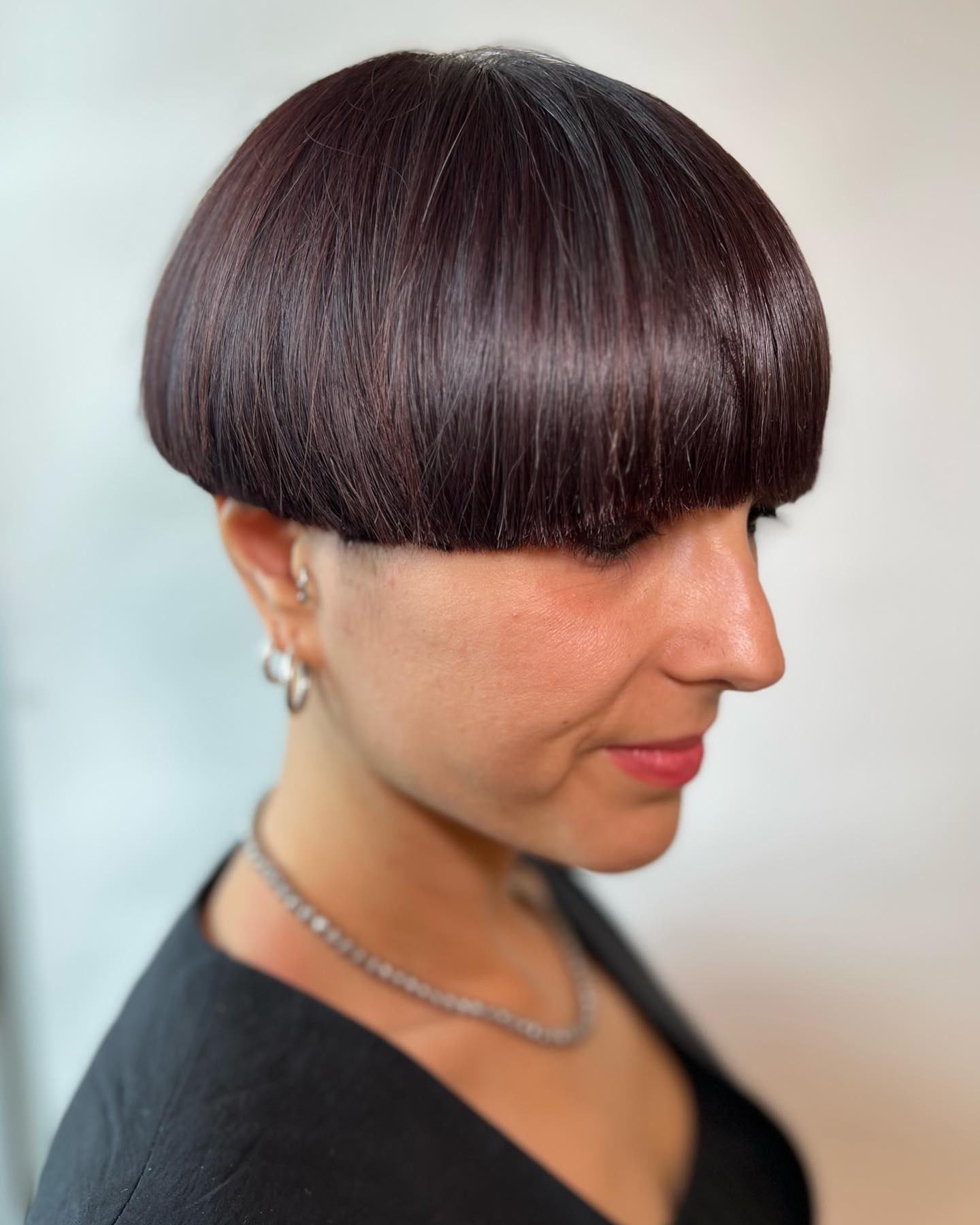Sleek Blunt Bowl Cut