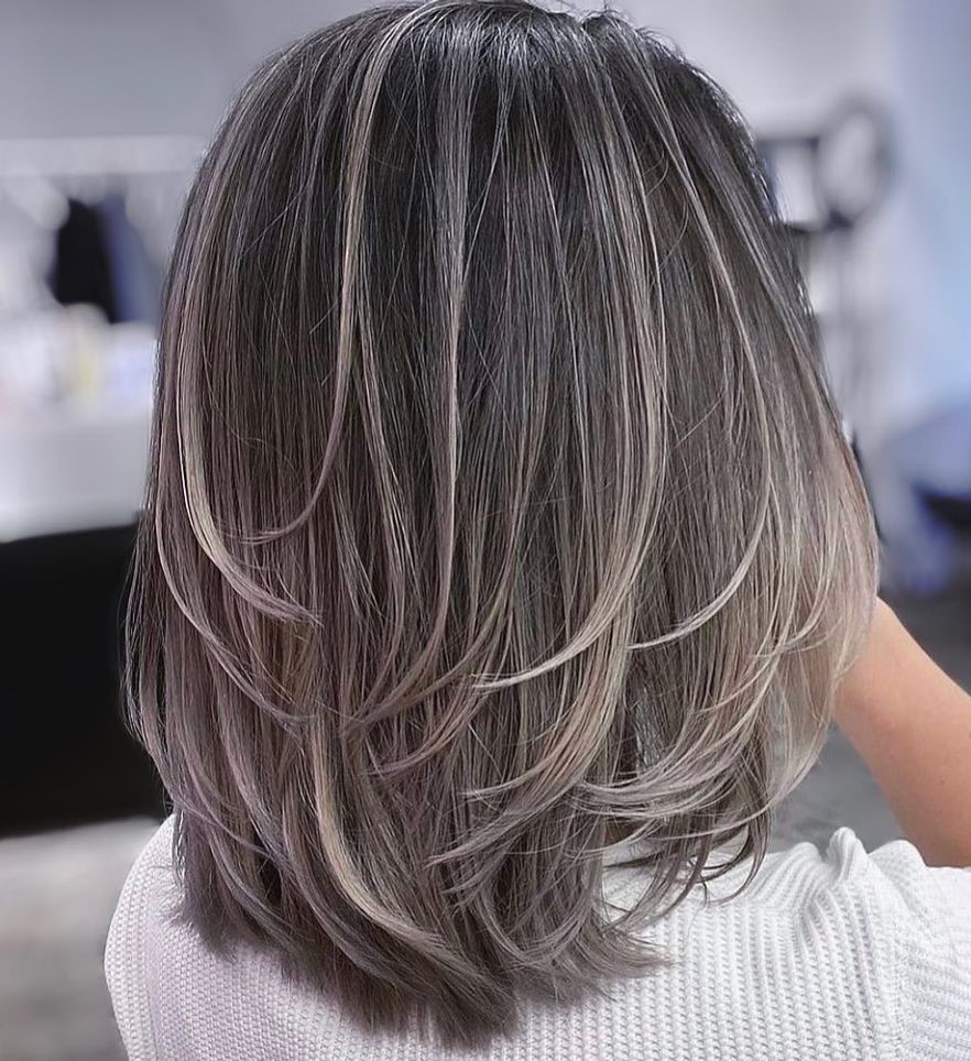 Elegant Medium Piece-y Haircut