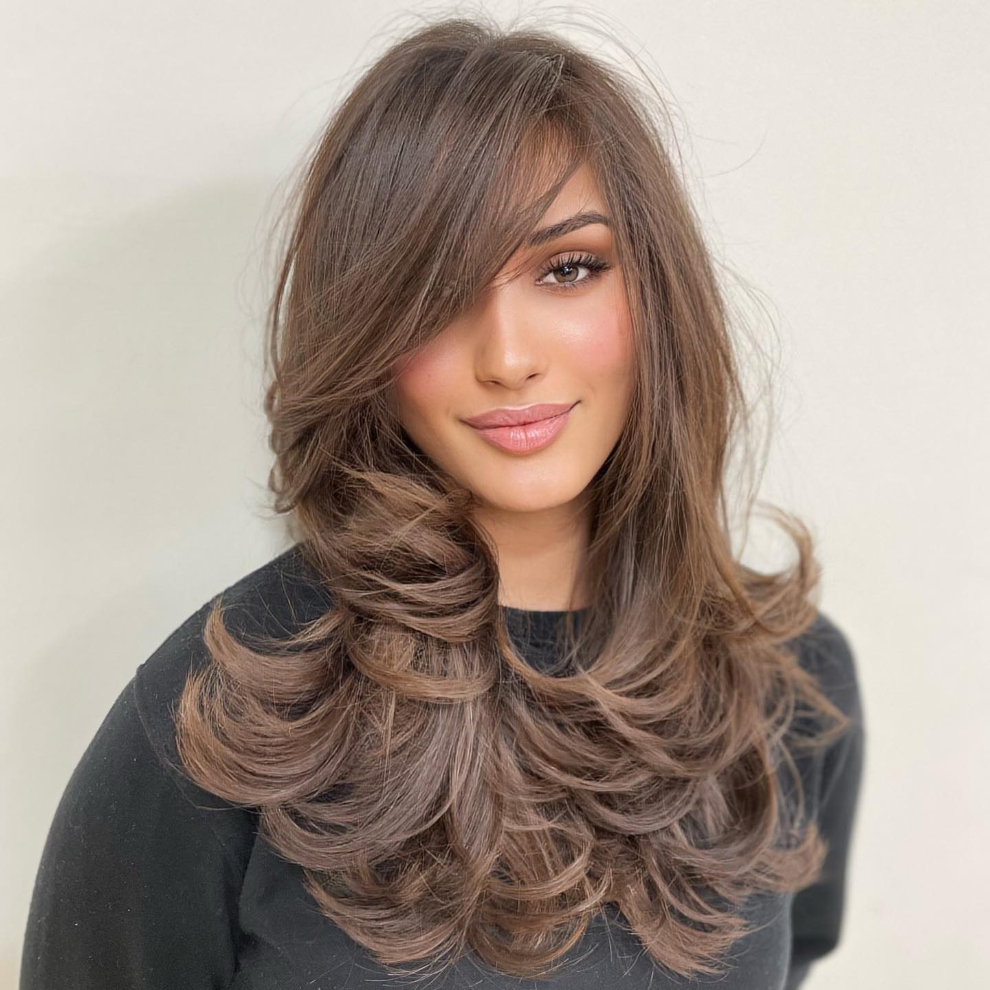 Long Flipped-Up Haircut