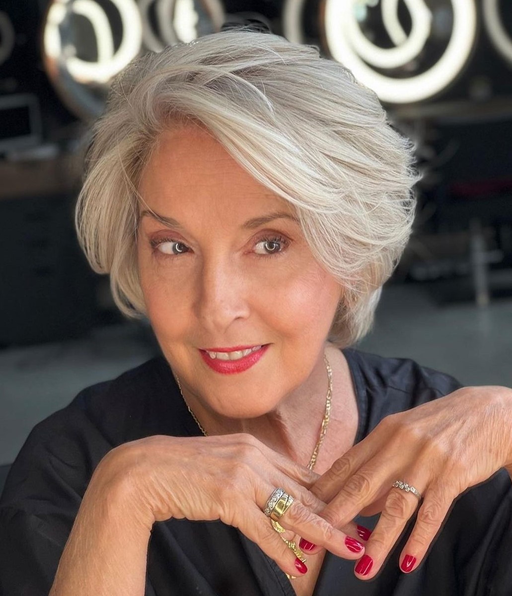 Age-Defying Long Pixie Over 50