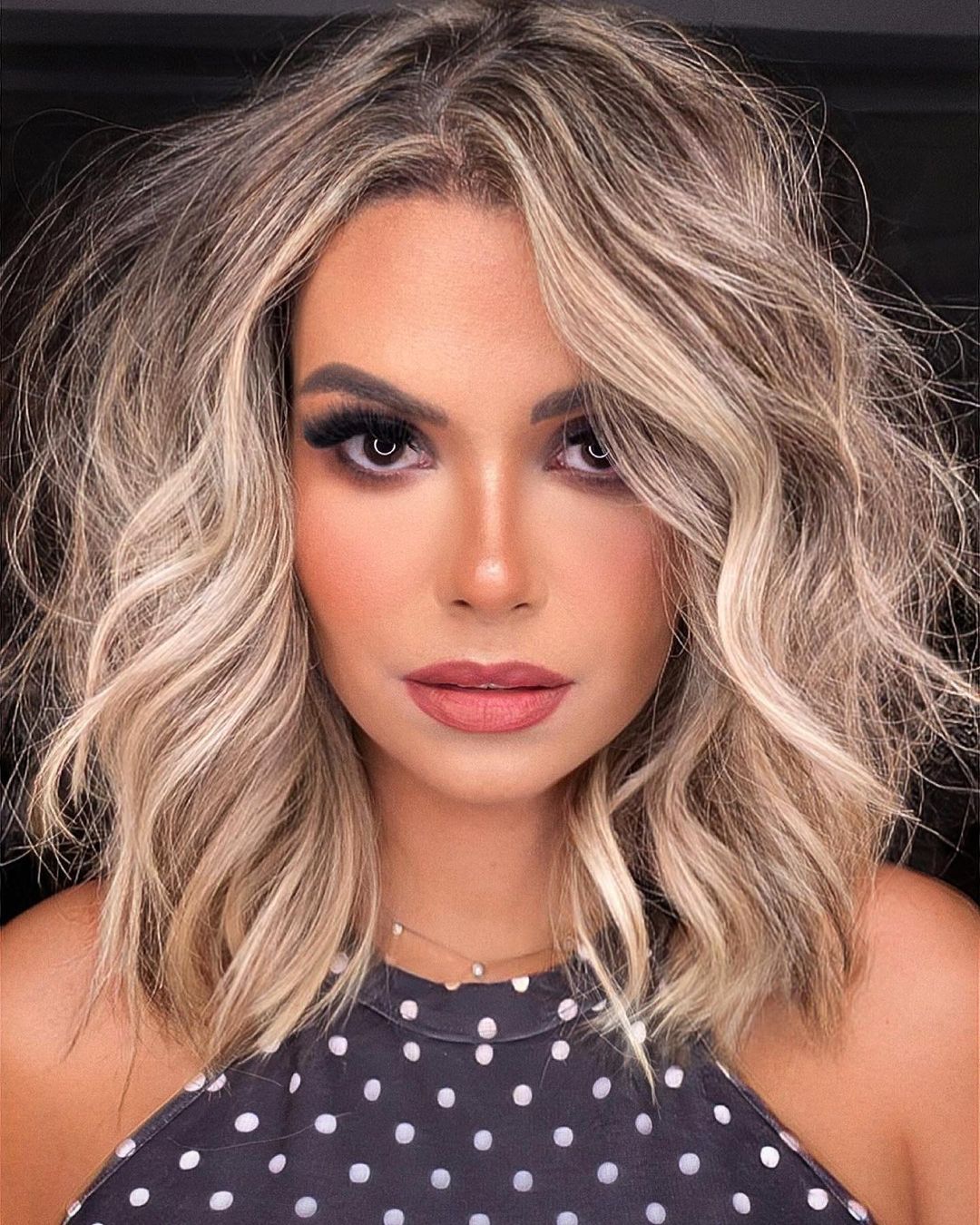 Gorgeous Medium Haircut with Highlights