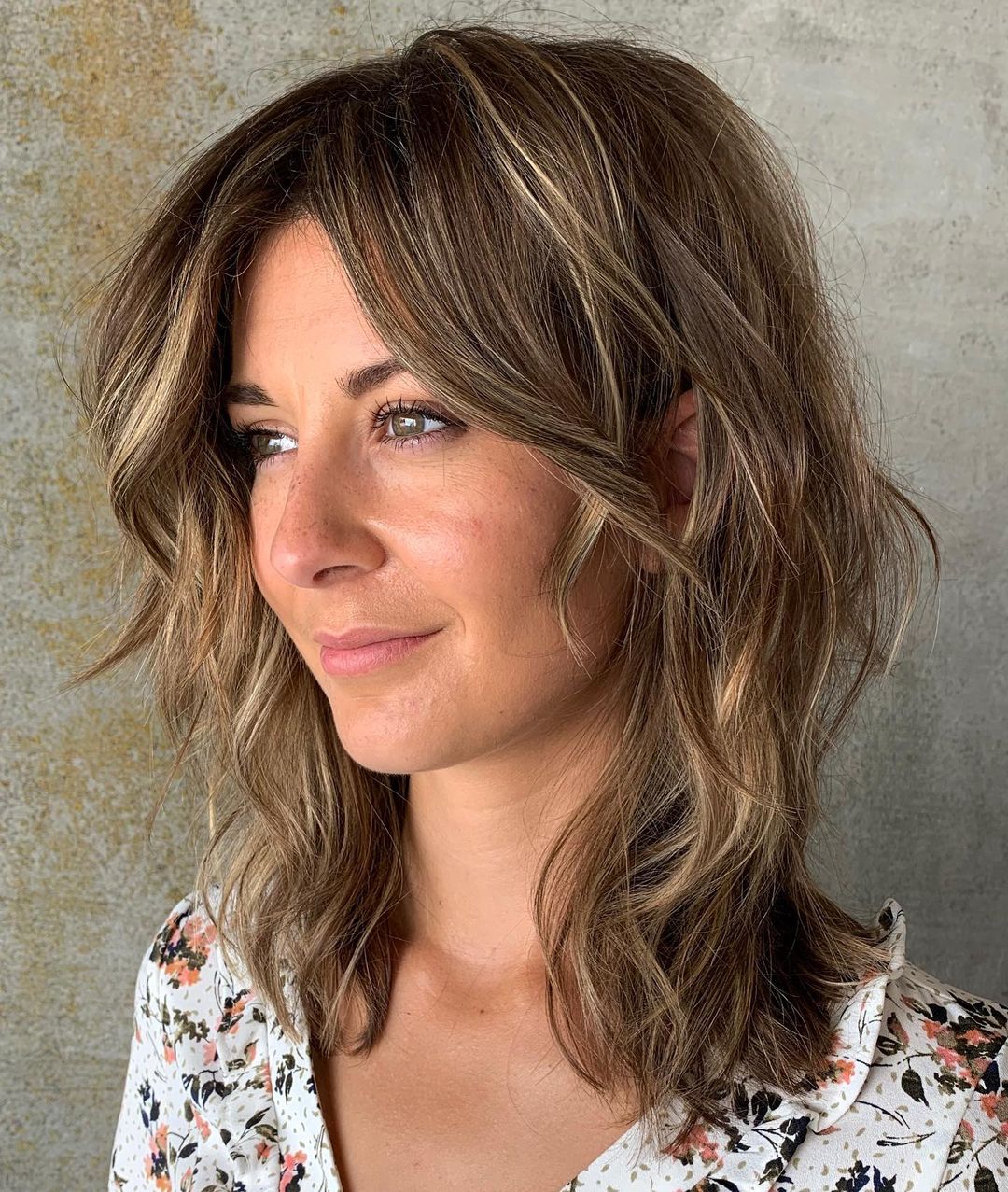 Messy Cut for Medium-Length Hair