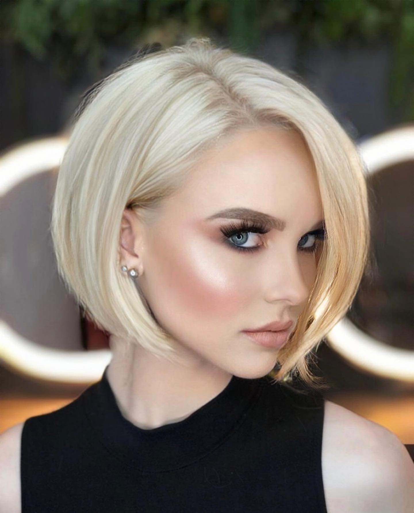 Clean Chin-Length Rounded Bob