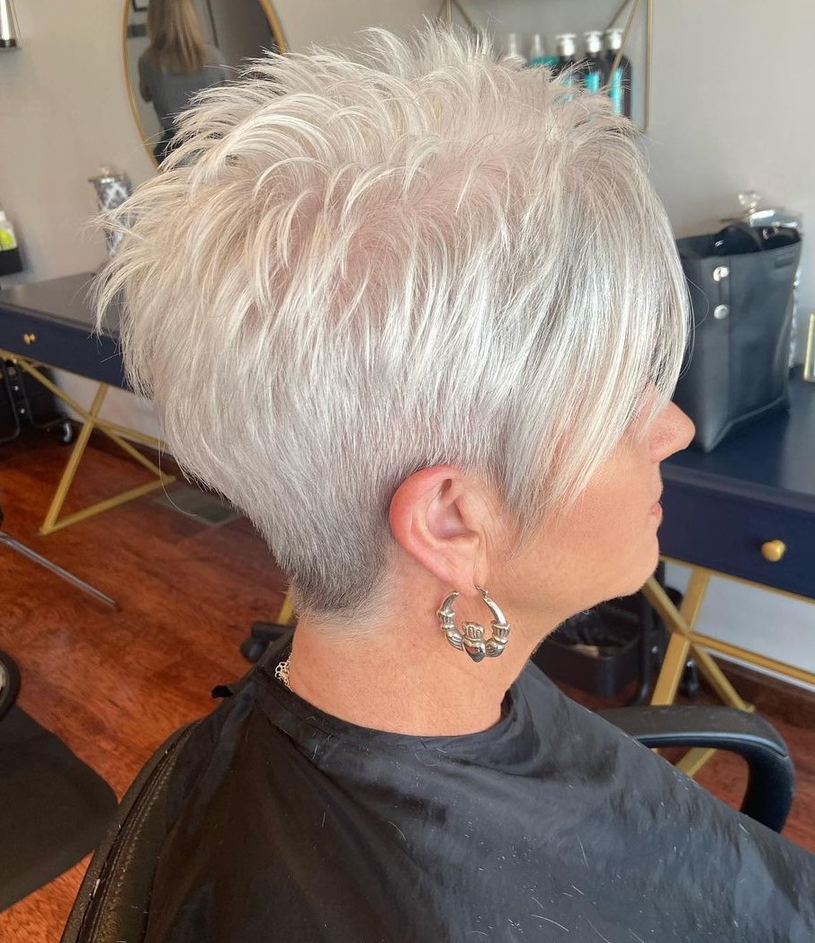 Silver Pixie with Spiky Crown