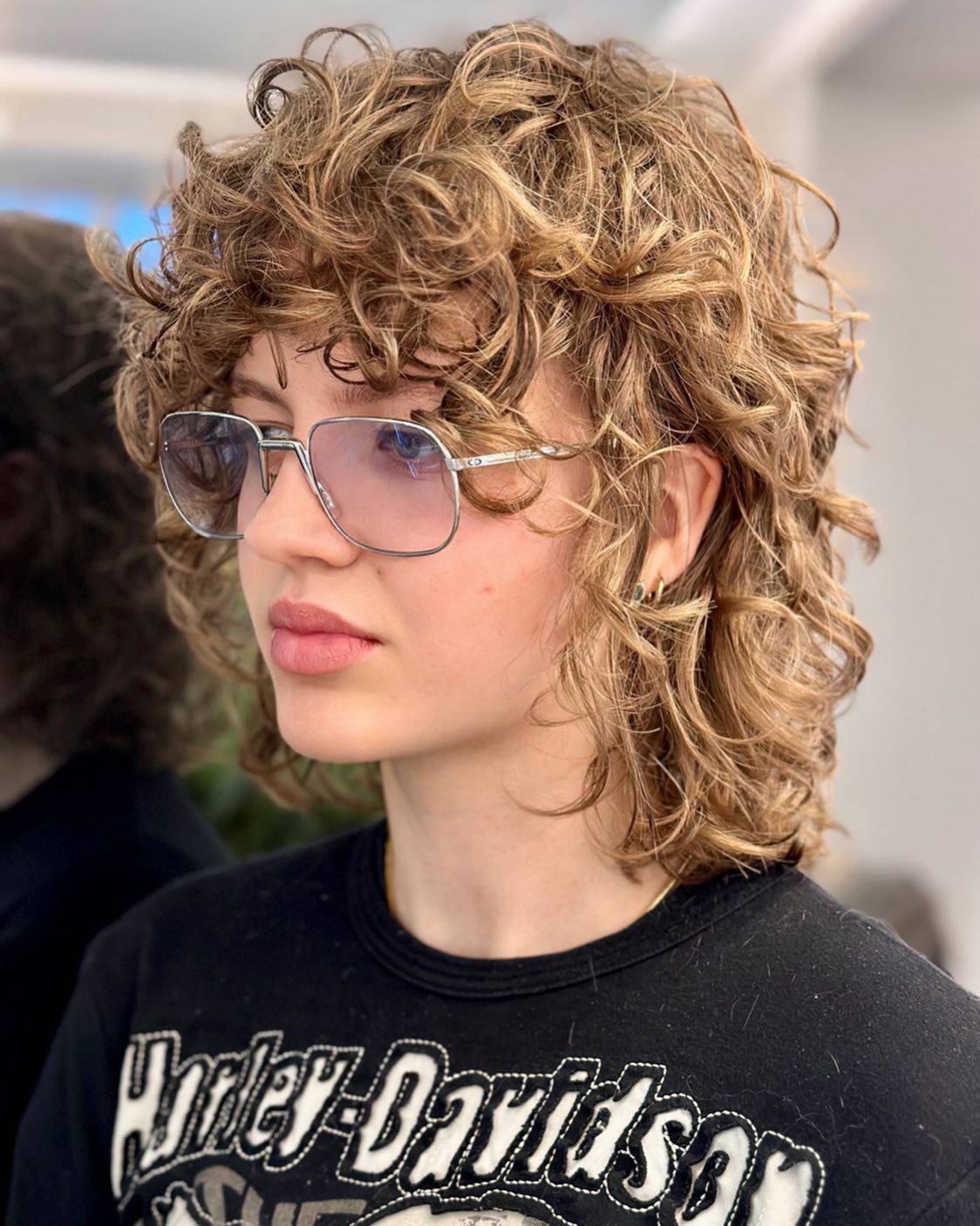 Wolf Cut for Short Curly Hair