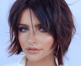 Super Short Shaggy Bob Crop