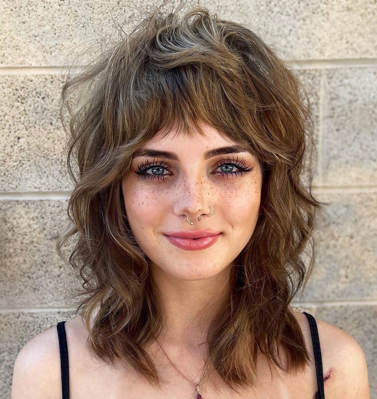 Mid-Length Thick Messy Shag