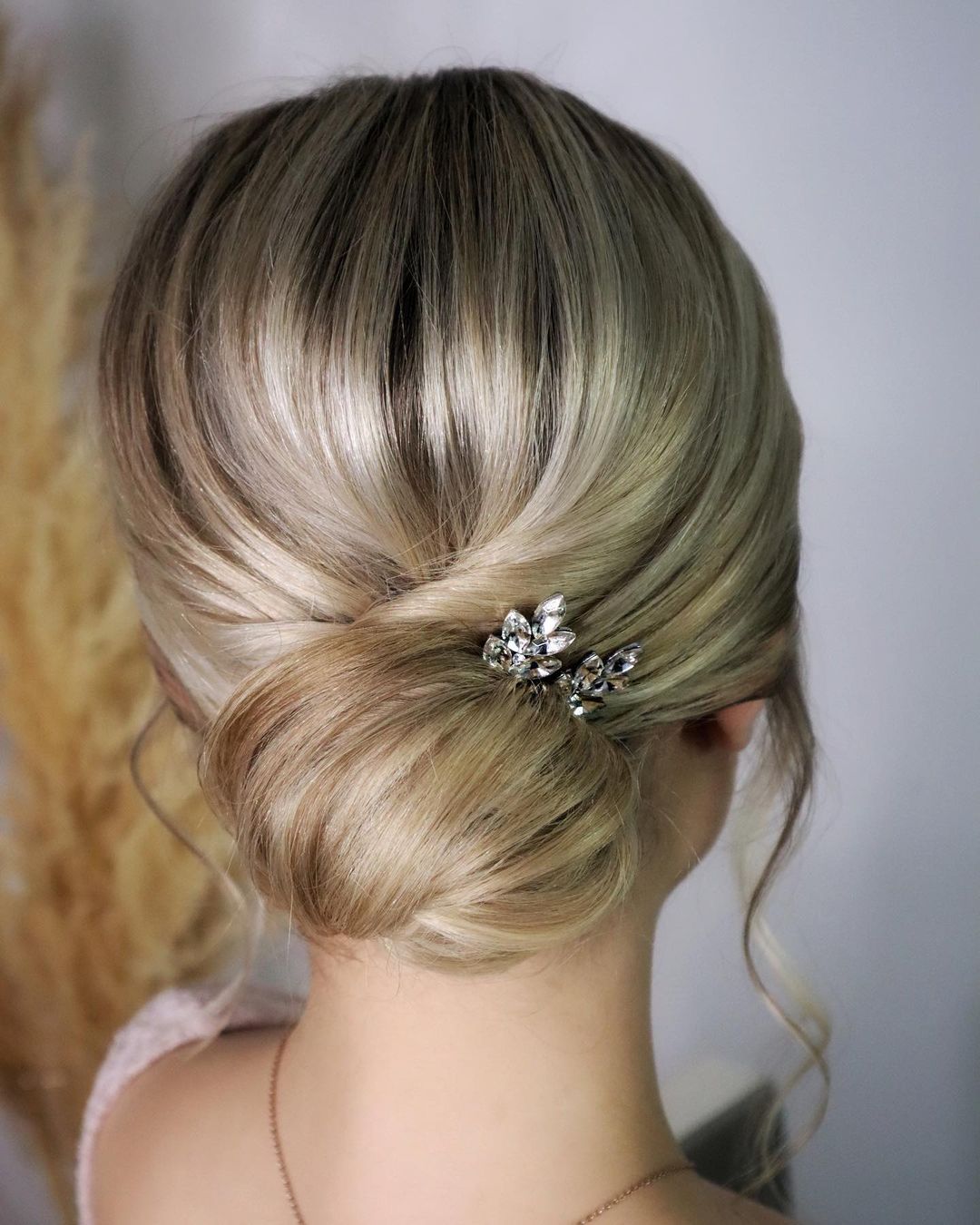 Easy Classic Low Bun Updo
