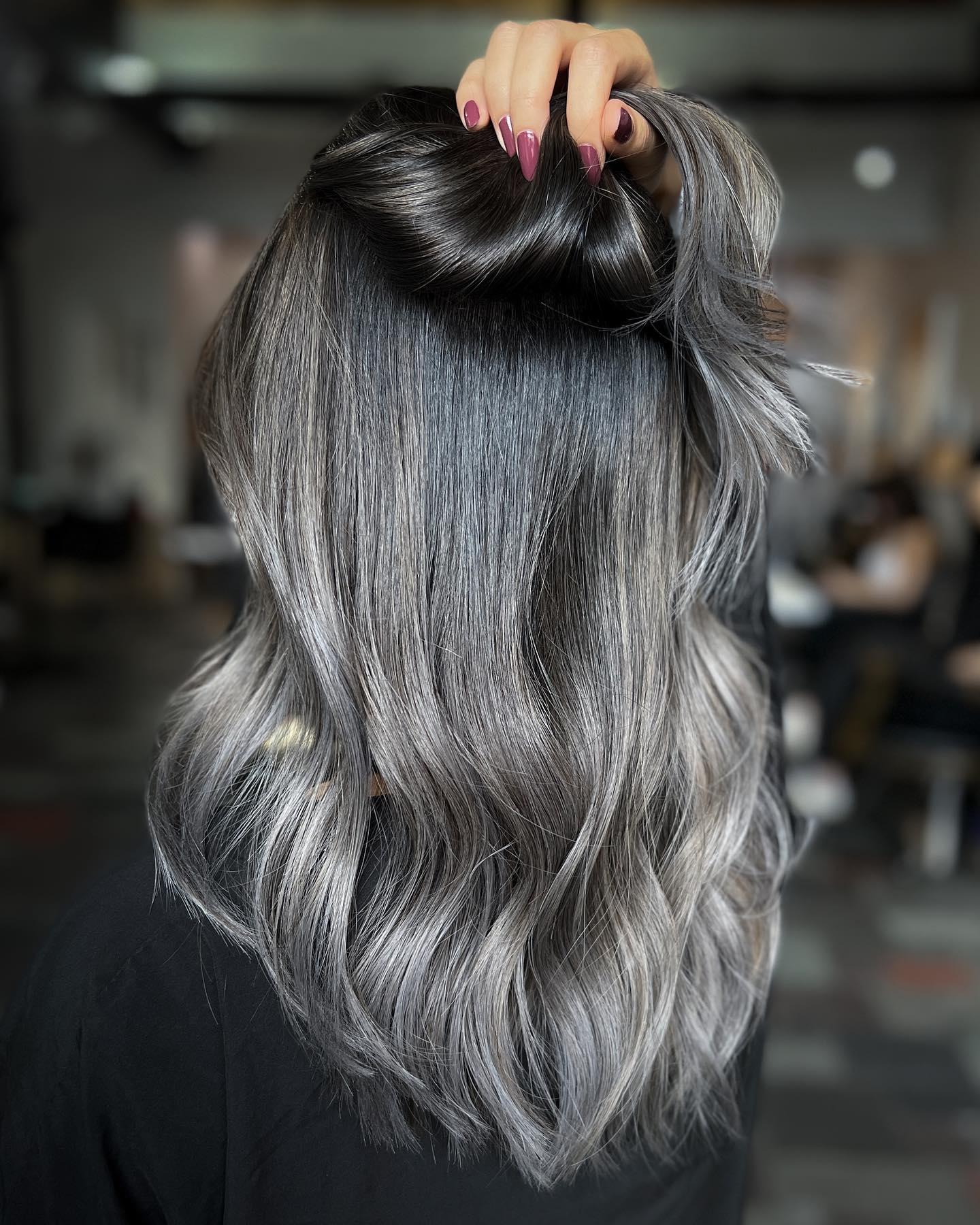 Gray Blend for Dark Hair