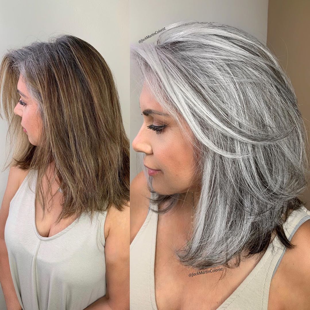 Hair Color to Go Gray