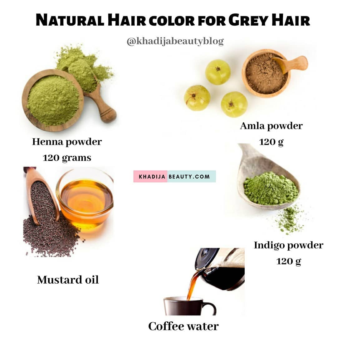How to Dye Gray Hair at Home Naturally
