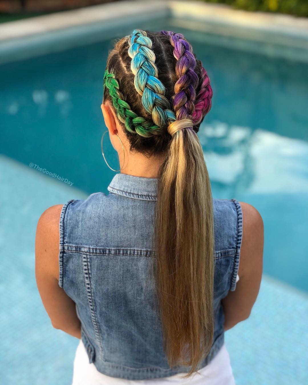 Temporary Hair Color Pastel for Blonde Hair