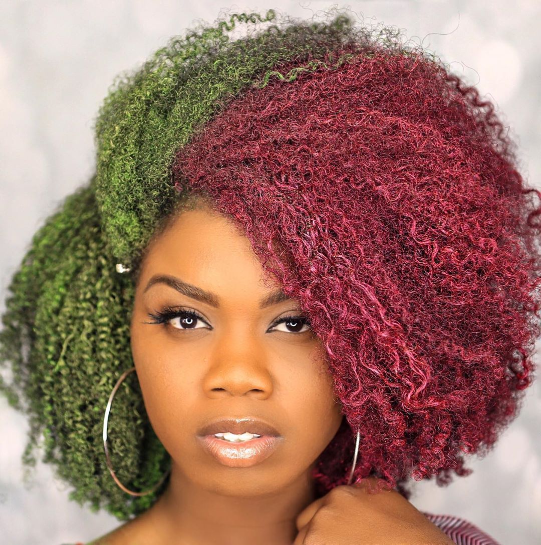 Temporary Hair Color Wax Result